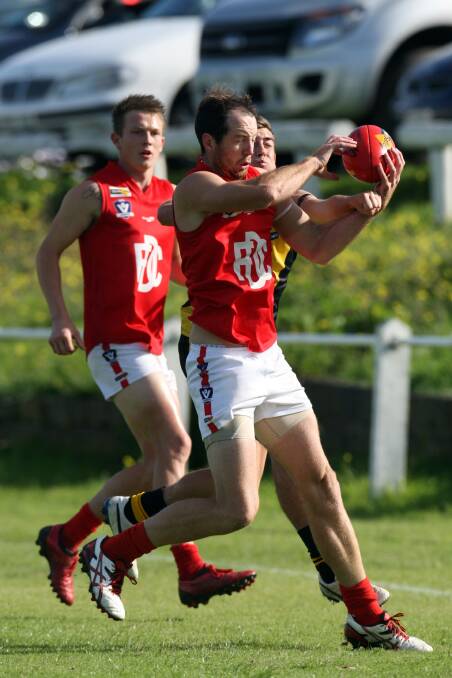 WDFNL Round 5 action between Merrivale and Dennington. Picture: LEANNE PICKETT 