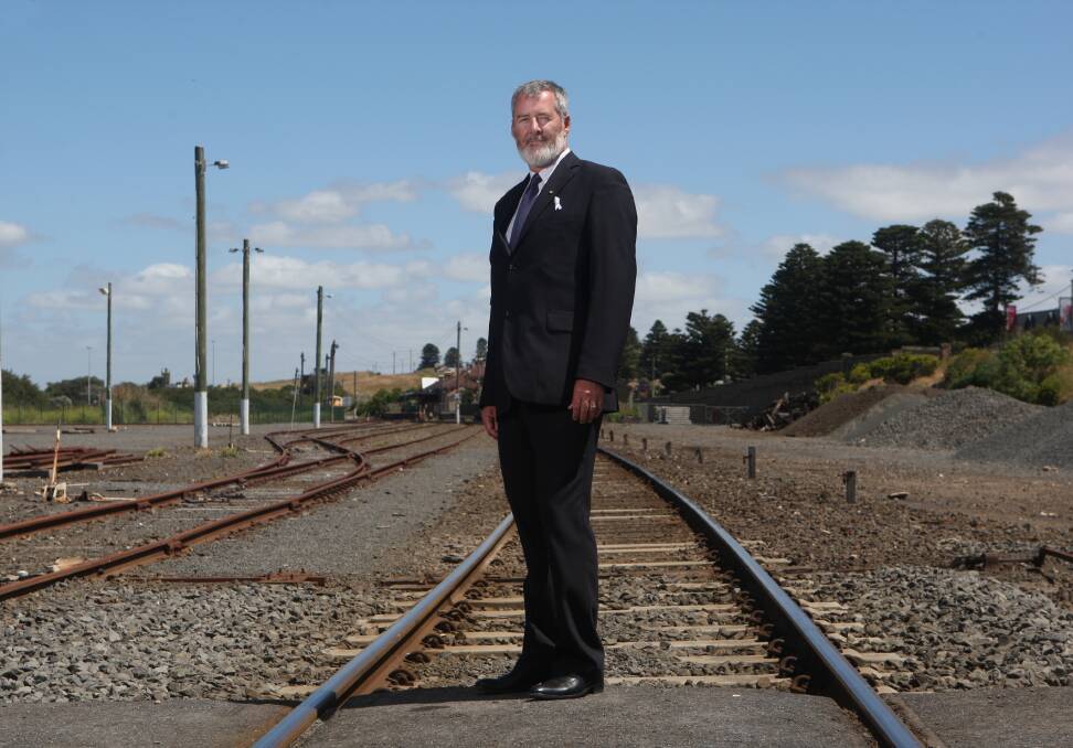ALP candidate Roy Reekie says more effective use of resources can ensure wheelchair access for rail users. 141121AS20 Picture: AARON SAWALL