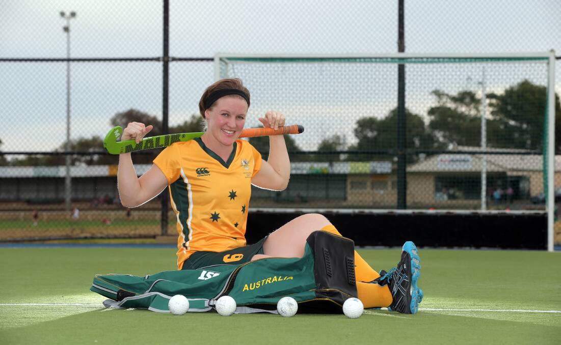 Woolsthorpe midfielder Emily Lanman was tested by a hamstring injury when she represented Australia Country in New Zealand.