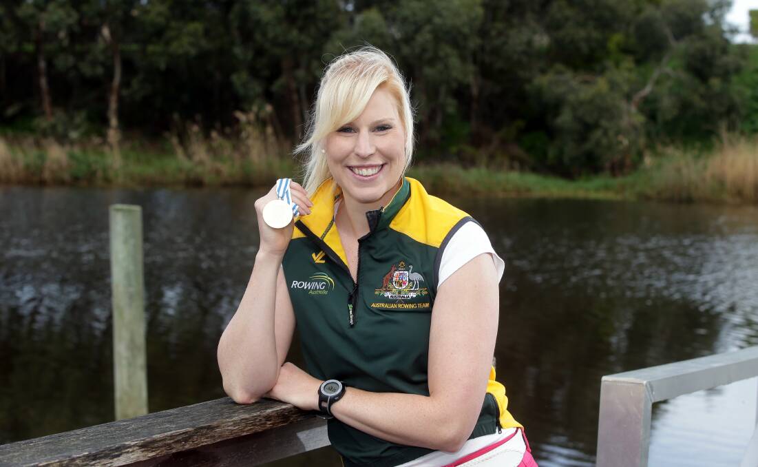 Kathryn Ross is bringing home four gold medals from the International Para-Rowing Regatta.