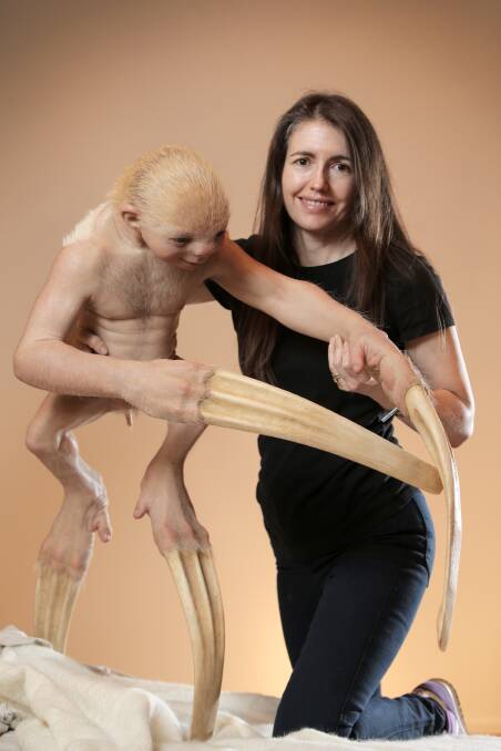 Patricia Piccinini’s work helped draw strong crowds to the Warrnambool Art Gallery. 
140401RG19 Picture: ROB GUNSTONE