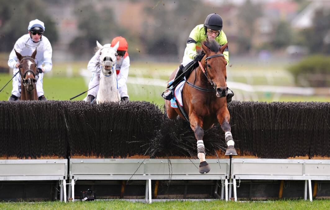 Steven Pateman and Bashboy are set for an assault on the Thackeray Steeplechase on Sunday. Picture: Getty Images Sport