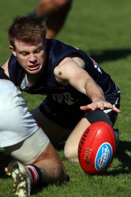 Jake O’Donnell has recovered from a foot injury to make his first appearance with Warrnambool since round two. He was named on the interchange bench. 140906DW45 Picture: DAMIAN WHITE