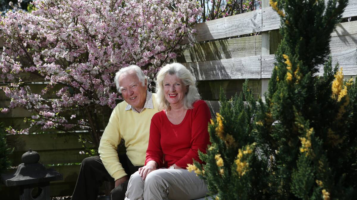 Harold and Lynda Herd’s Albert Road garden is among nine to open for the public this weekend. 140916VH44 Picture: VICKY HUGHSON