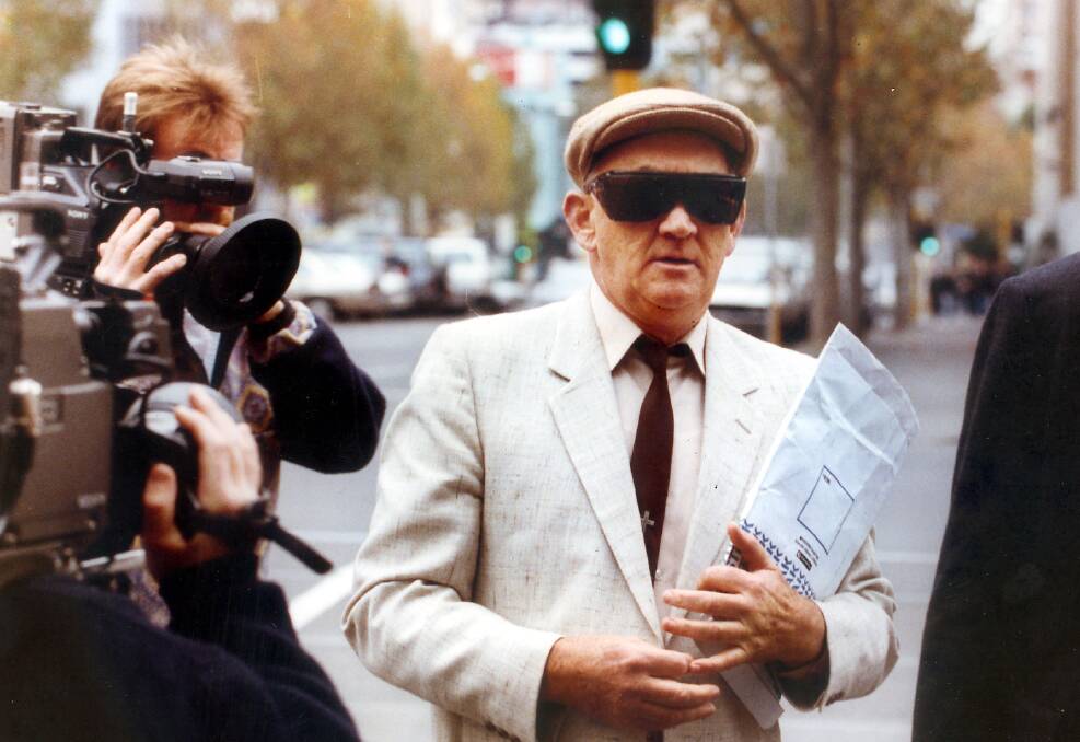 “Unfettered sexual deviance”: Gerald Ridsdale enters court in 1993, when he was first jailed. 