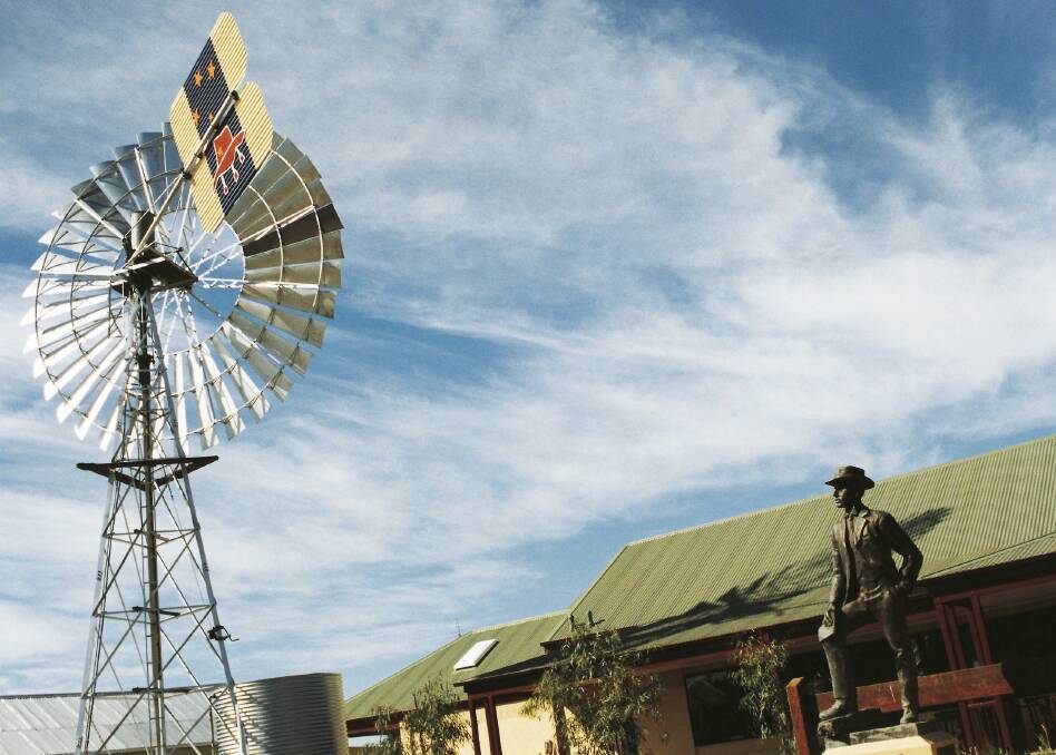 The Waltzing Matilda Centre at Winton has been destroyed by fire. 
Picture: Tourism Queensland
