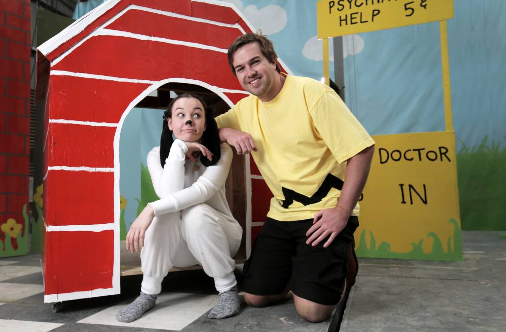 Warrnambool Theatre Company’s Jacqui Lumsden (left) and Phil Dennis will hit the stage next week in You’re a Good Man, Charlie Brown. 
                                                             140511RG71 Picture: ROB GUNSTONE 