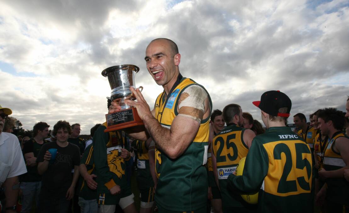 Jason Saunders: hoping to lift another cup.   1209115AM32  