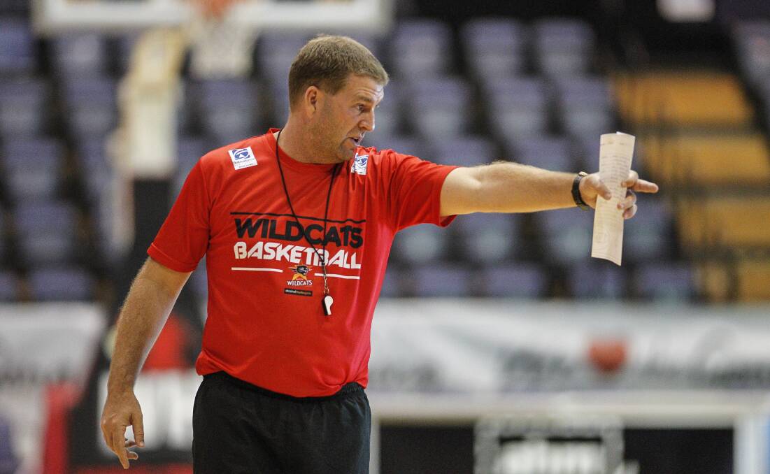 Trevor Gleeson is excited at the prospect of taking the Wildcats to the NBL finals in his first year at the helm. 