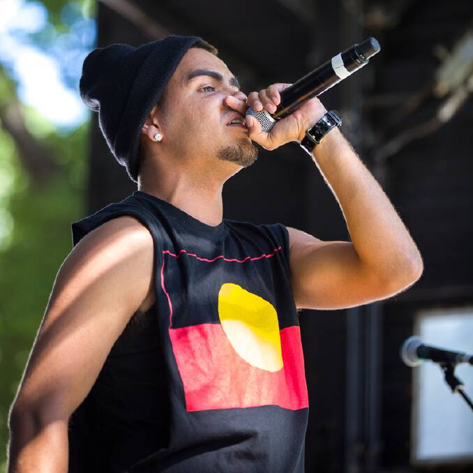 Mildura rapper Philly is aware of his potential positive influence on young indigenous fans.