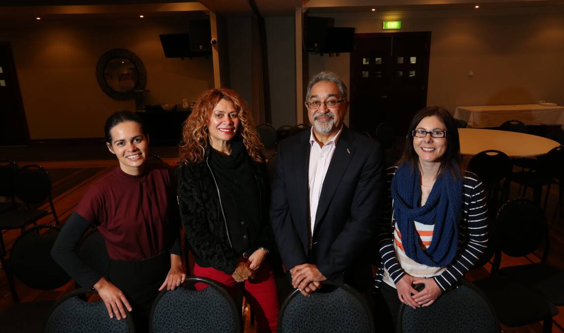 Barbara Tindall (left), Antoinette Braybrook, Andrew Jackomos and Sarah Bain were hosted a forum this week in Warrnambool for Aboriginal families involved in the child protection system. 
