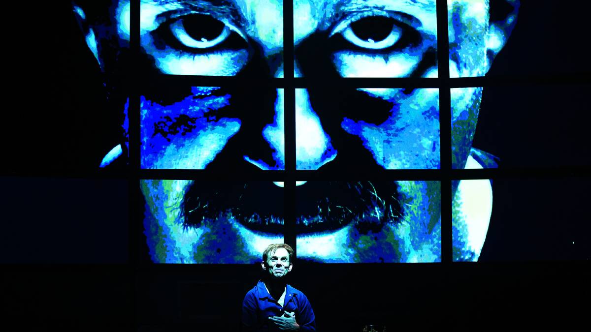 Big Brother is watching in the stage production of 1984, set to be performed at the Lighthouse Theatre on Friday night.