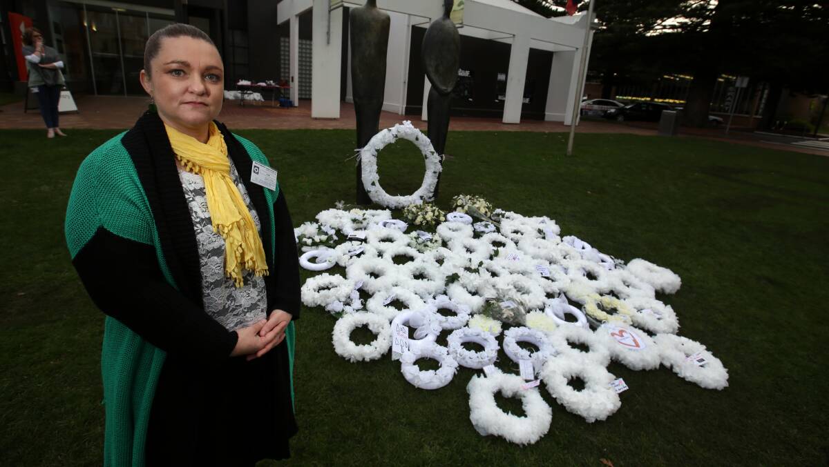 Lynny Mast hosted last year’s White Wreath Day which will be held in Warrnambool again on Thursday.  