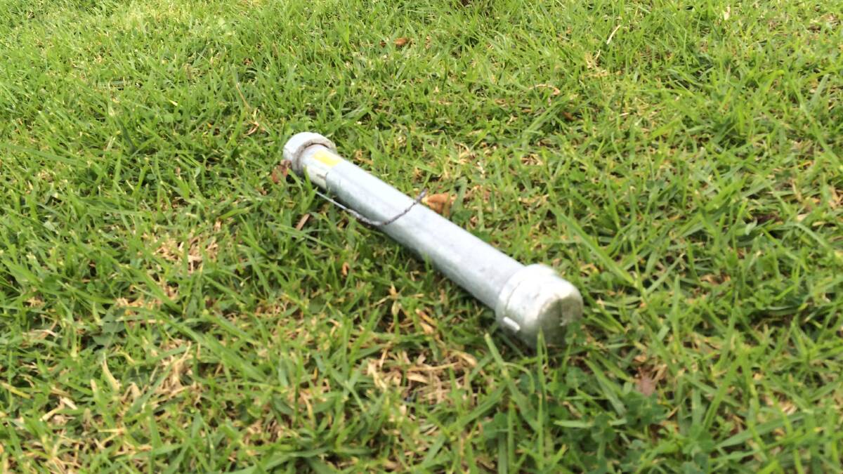 Tests have been conducted on the remains of the pipe bomb found at Brauer College last week.