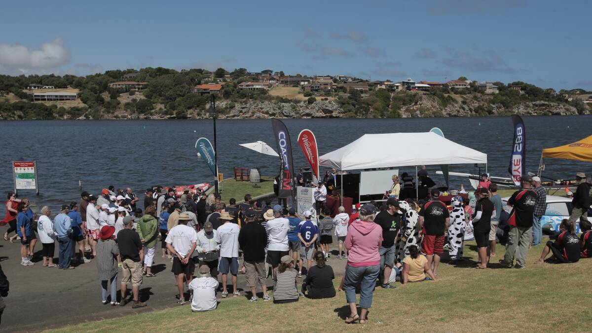 Australian Whaleboat Racing Championships on the Hopkins River.