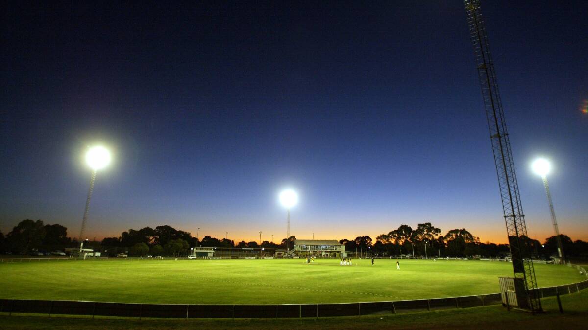 Cobden's oval under lights could be moved to the town's golf club, creating a sporting hub.