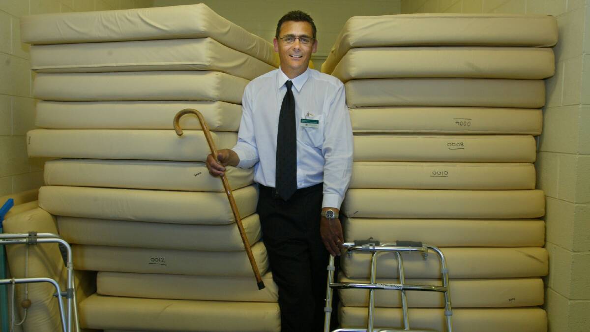 St John of God donating 31 mattress to Uganda hospitals. Pictured is Stephen Mayers operation manager /director of nursing.