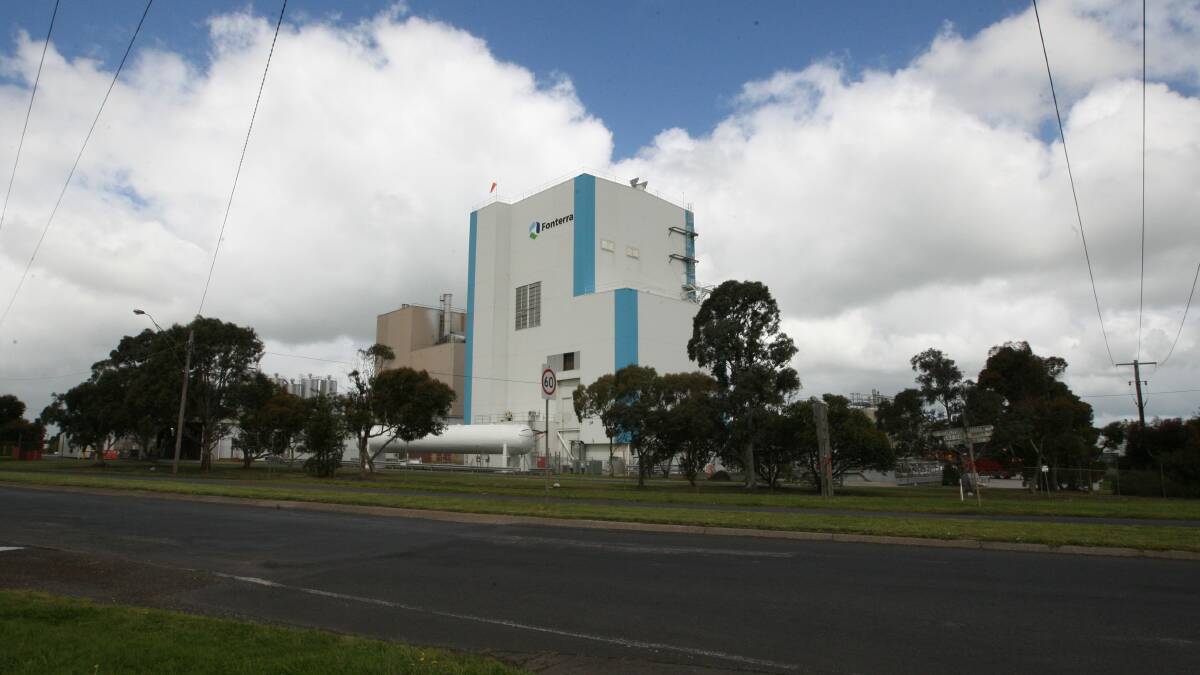 An ammonia leak at Cobden's Fonterra factory forced staff to evacuate the business about 1.15pm on Tuesday.