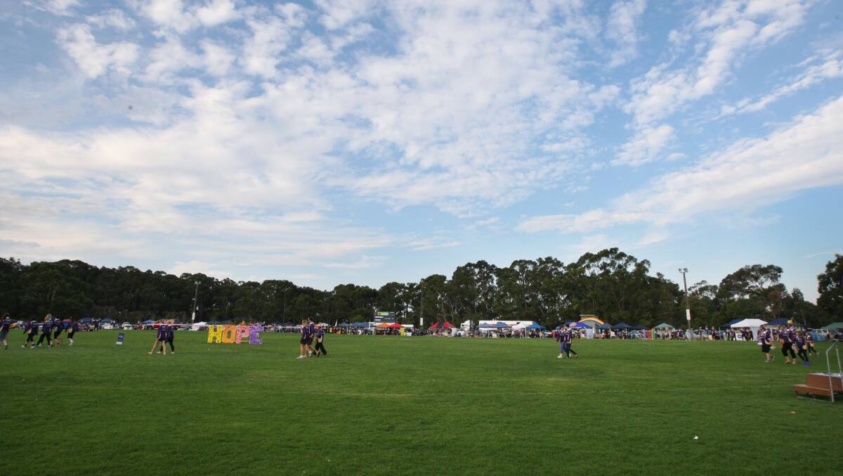 Corangamite Relay For Life at Timboon Recreation Reserve.