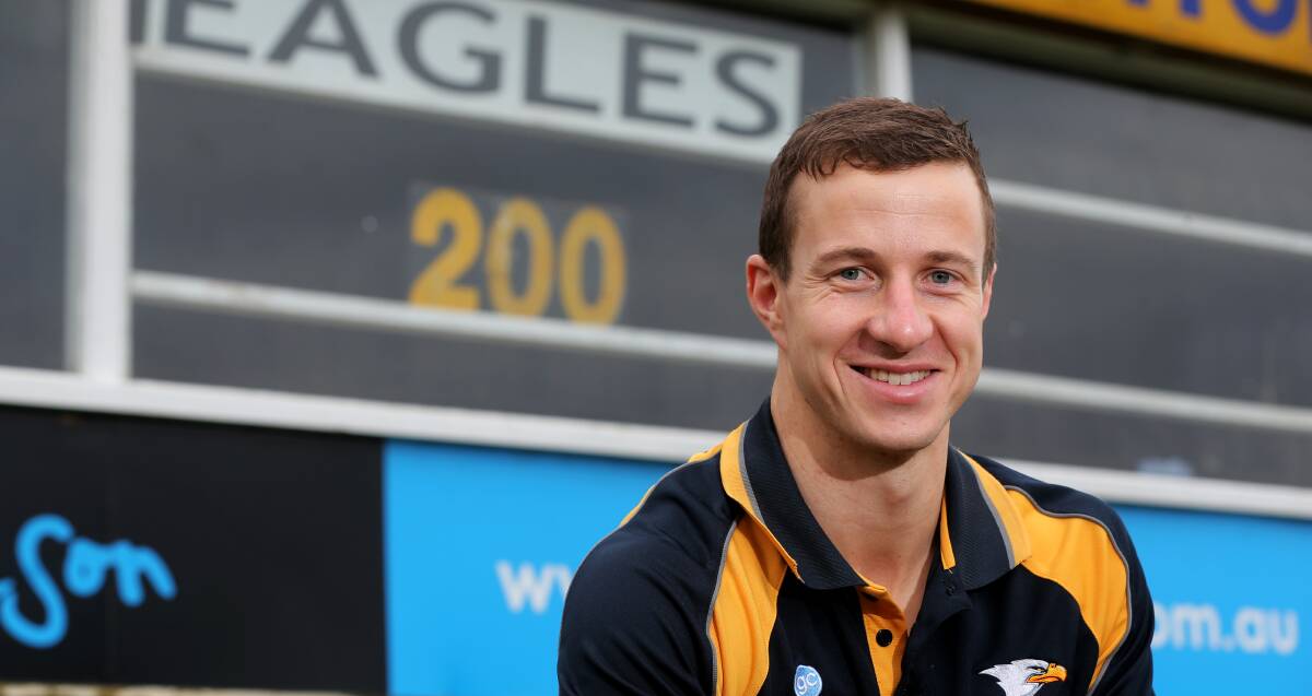 STALWART: North Warrnambool Eagles acting captain Matthew Wines will play his 200th game on Saturday as his side hits the road to take on Portland. Picture: Rob Gunstone