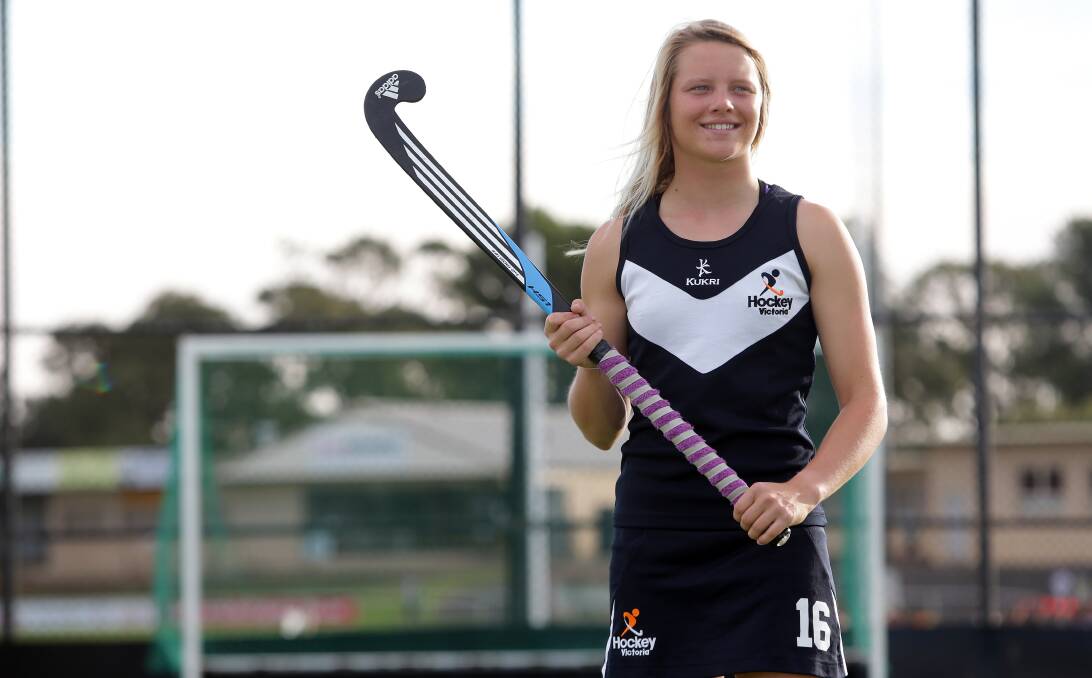 ON THE RISE: Warrnambool export Madi Ratcliffe has been named in the Hockeyroos squad for its series against Great Britain, which starts in Bunbury next week.
