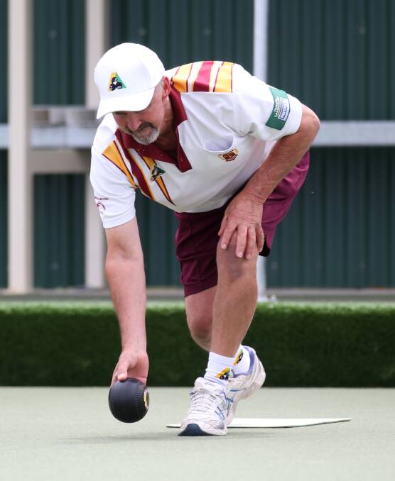 POISED: Timboon Gold skipper Arthur Finch gets ready to bowl in Saturday's loss to top side Warrnambool Gold. Pictures: Vicky Hughson