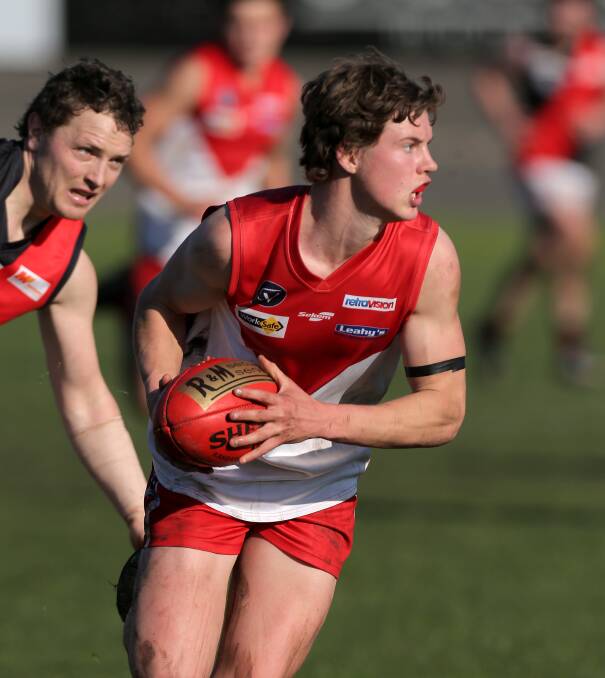 ON THE RISE: South Warrnambool's Jock Blair has impressed new coach Mathew Buck in the first block of pre-season training. Picture: Rob Gunstone