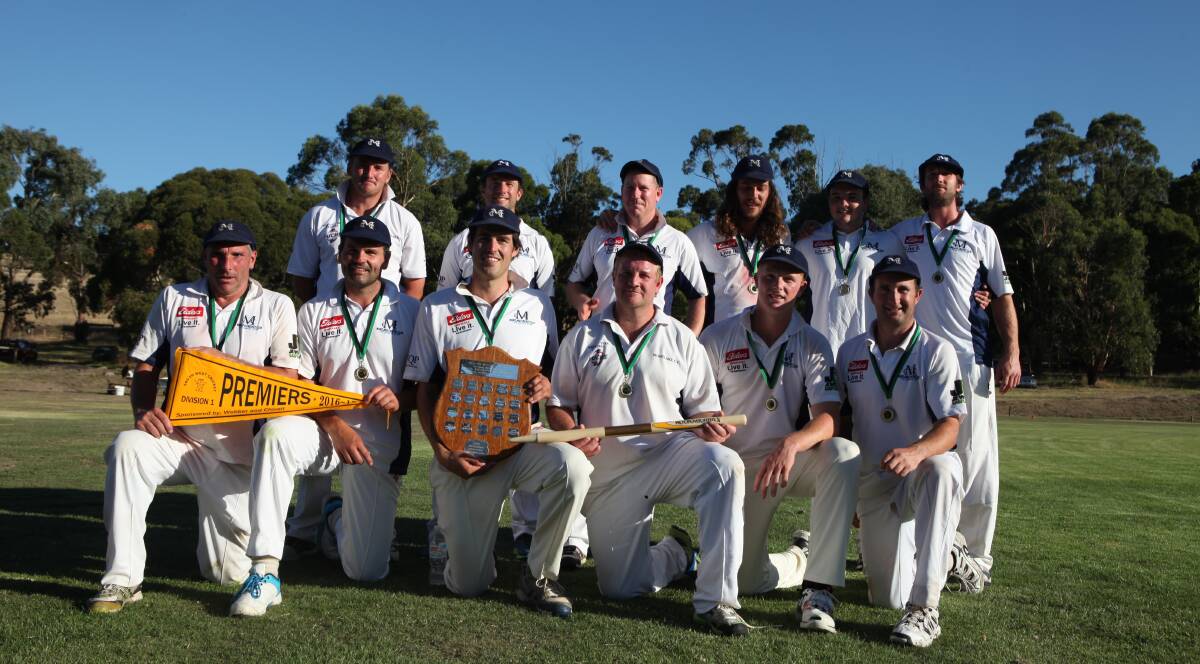 DYNASTY: Mortlake claimed its fifth grand final win in six years when it defeated Terang in a nail-biting South West Cricket division one decider at Camperdown on Saturday. Picture: Susie Giese
