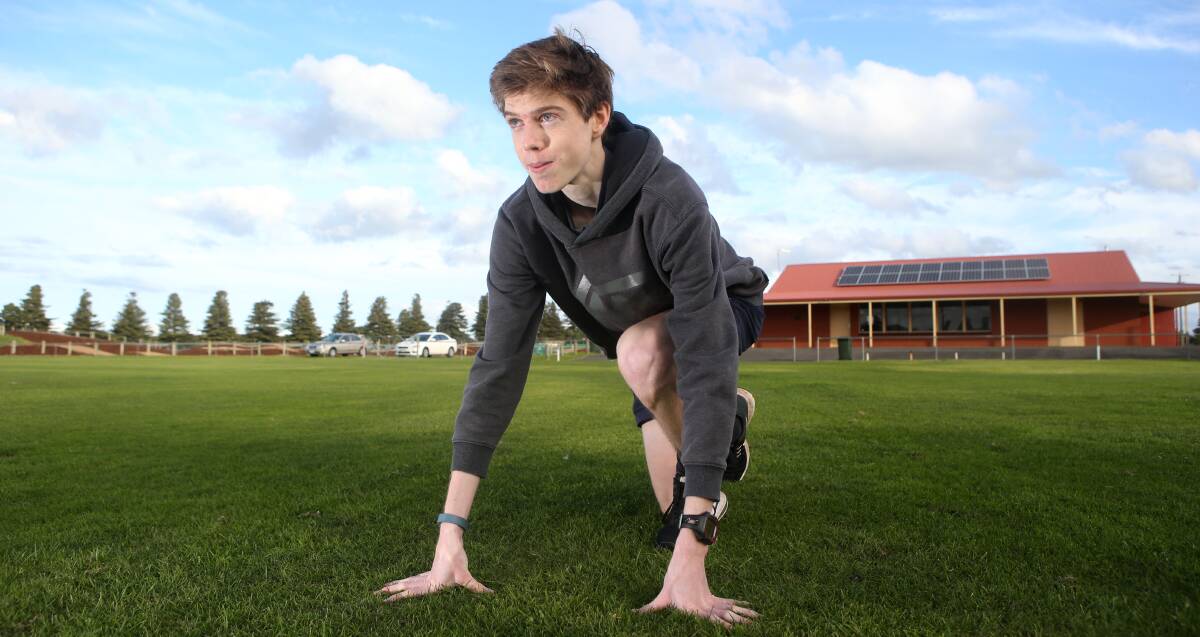GETTING READY: Warrnambool runner Tom Hynes will represent Victoria at the Athletics Australia Cross Country Championships in August. Picture: Amy Paton