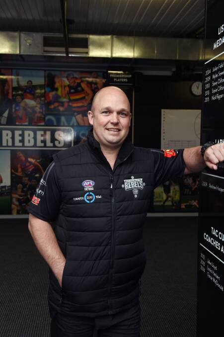 IN CHARGE: New Greater Western Victoria Rebels regional coaching director Marc Greig. Picture: The Courier