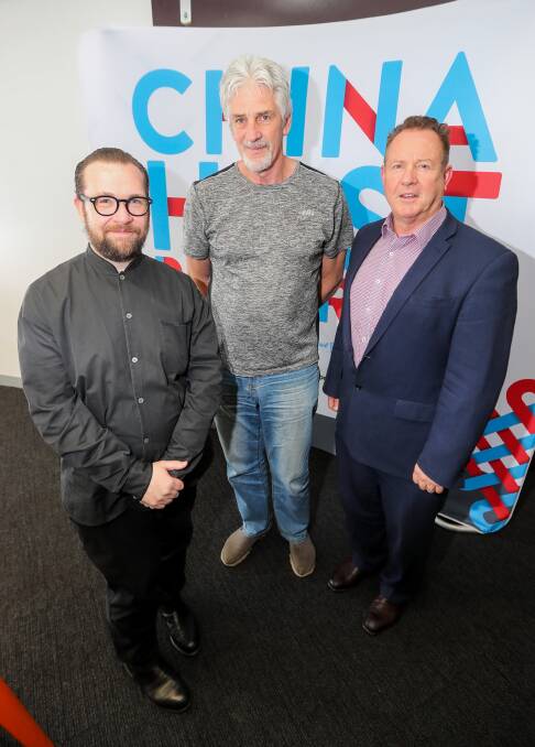 GREAT: AsiaLink Business director Nick Henderson, Worn Gundidj tourism manager Terry O'Keefe and Australian Tourism Export Council's Peter Shelley. 