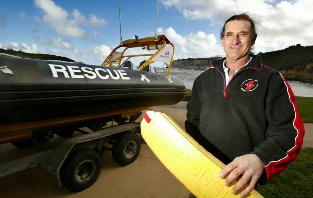 SURGERY: Port Campbell Surf Life Saving Club stalwart Phillip Younis in 2008.