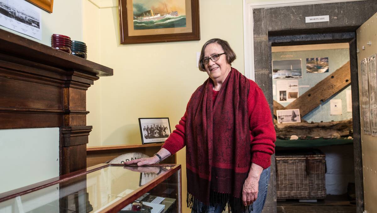 Days gone by: Port Fairy Historical Society's Lynda Tieman is looking forward to the Icons of Port Fairy exhibition. Picture: Christine Ansorge