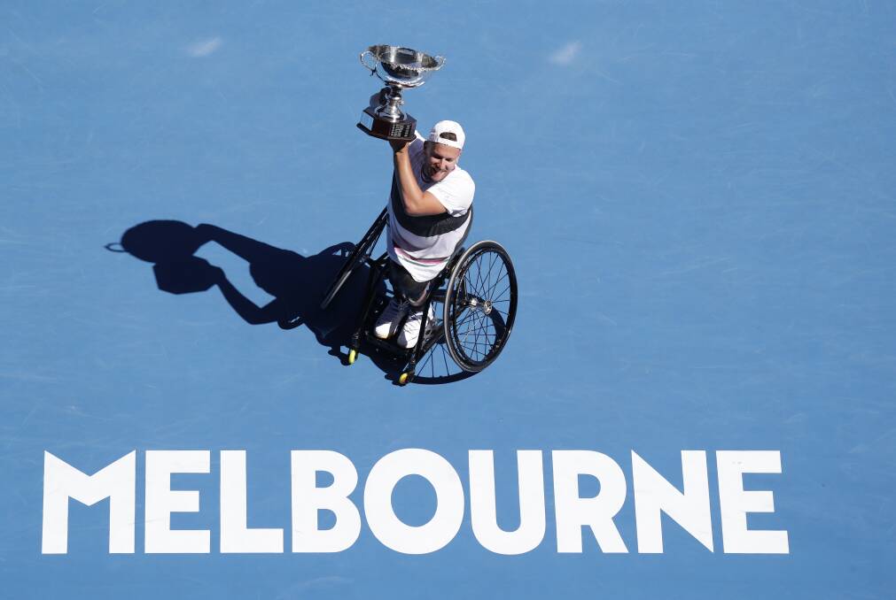 GUEST SPEAKER: Paralympian, grand slam tennis champion and disability advocate Dylan Alcott, who won the Australian and French opens, will make his way to Warrnambool for the Great South Coast Speaker Series.