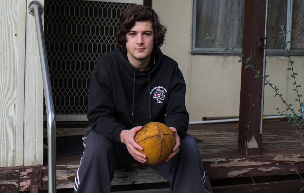 DROPPED: Teenage footballer Sam Lambevski who had his jaw broken in an off-the-ball incident by Will Pickett, who was on parole for violent crimes at the time.