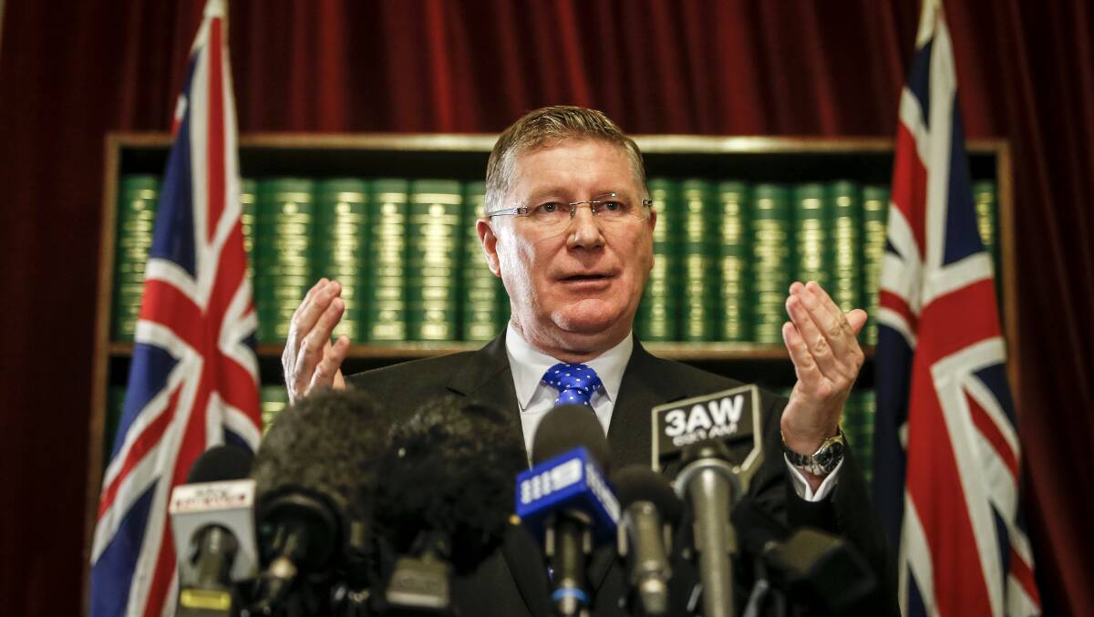 MESSAGE: Former Premier Denis Napthine: It's not naturally a safe seat.