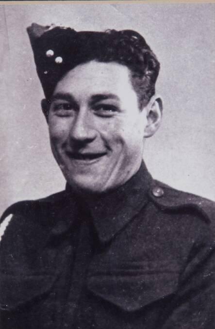 TWICE WOUNDED: Mr Smart in his WWII uniform.