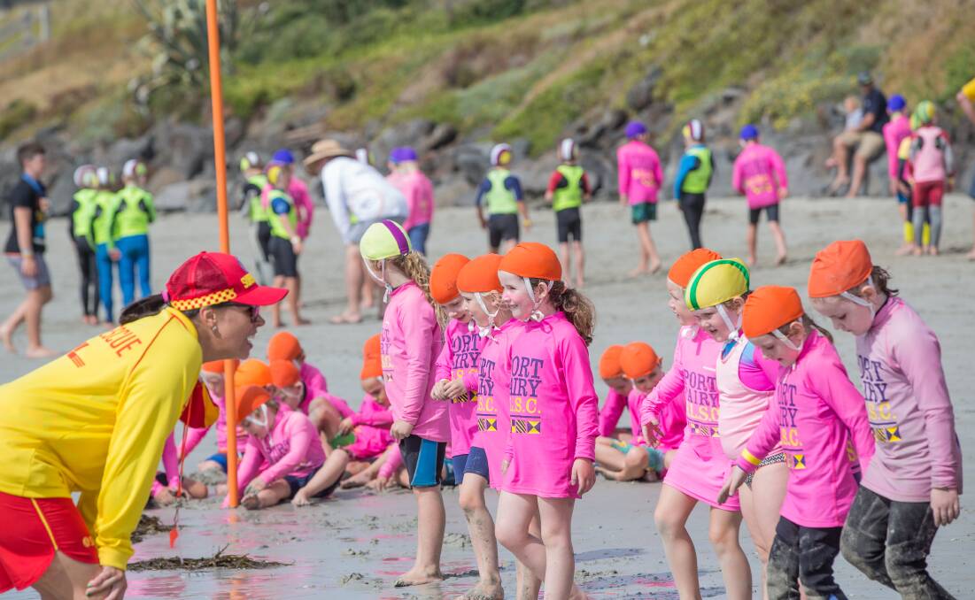 Scenes from the Port Fairy nippers carnival on Australia Day in 2018. Picture: Christine Ansorge