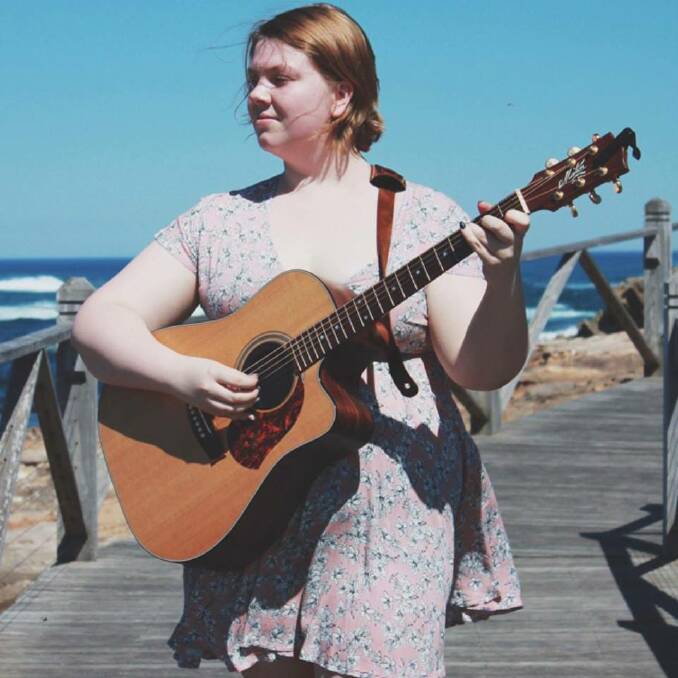 Warrnambool musician and Young Achiever, Gabby Steel. Picture: Taylah Hautot.