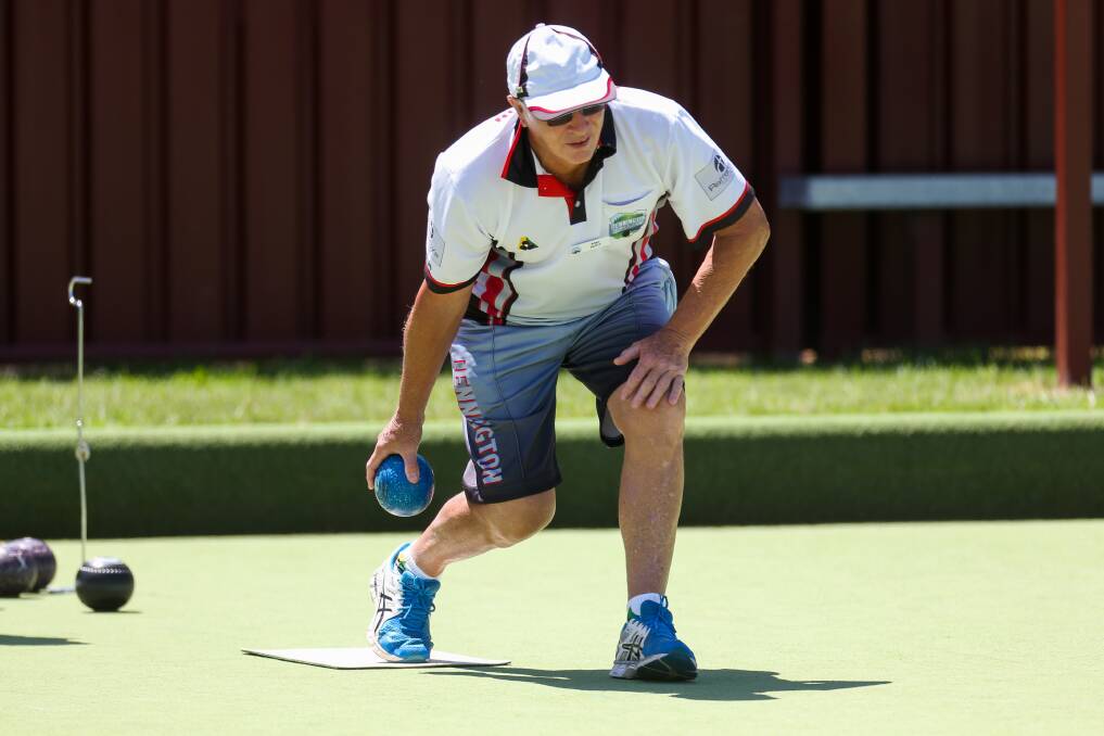 SPORTY: If he's not on the golf course, Tony Scott is on the bowling green for Dennington. Picture: Morgan Hancock
