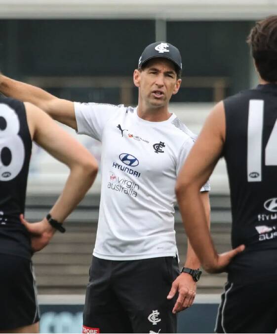 FORGING AHEAD: Torin Baker is is using his extensive history to help shape players of the future as Carlton College Of Sport and Academy Coach.
