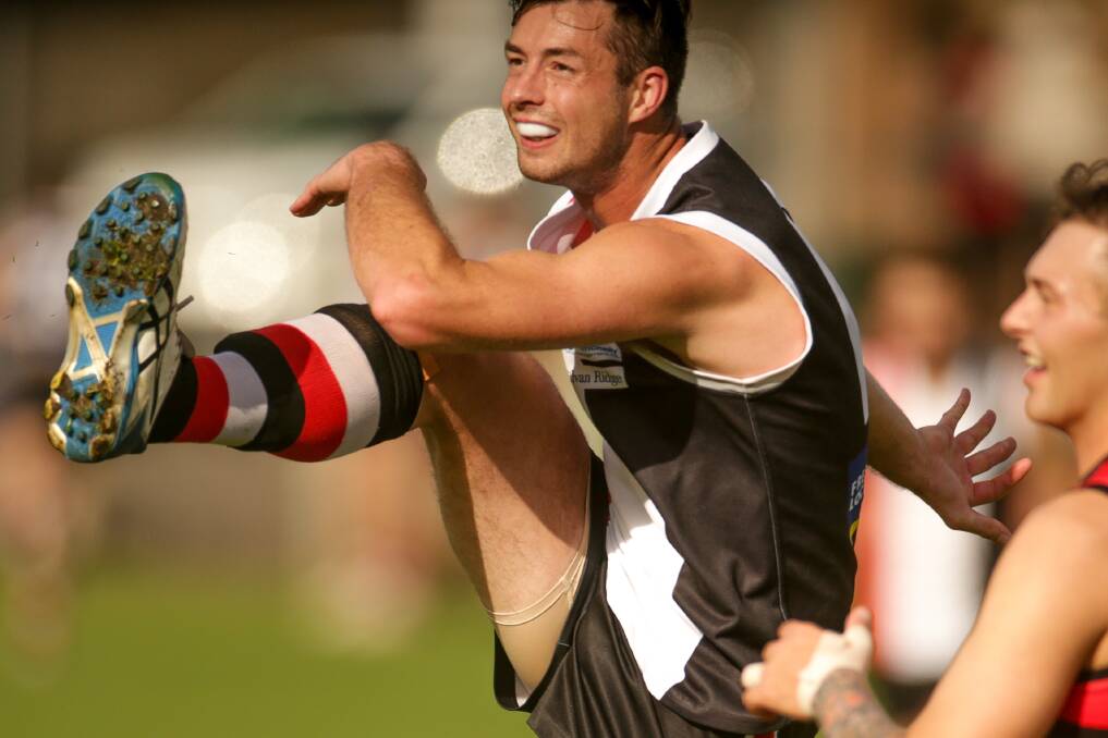 GREAT CLUB: Jeremy Hausler says he's lucky to be a Saint. Picture: Chris Doheny