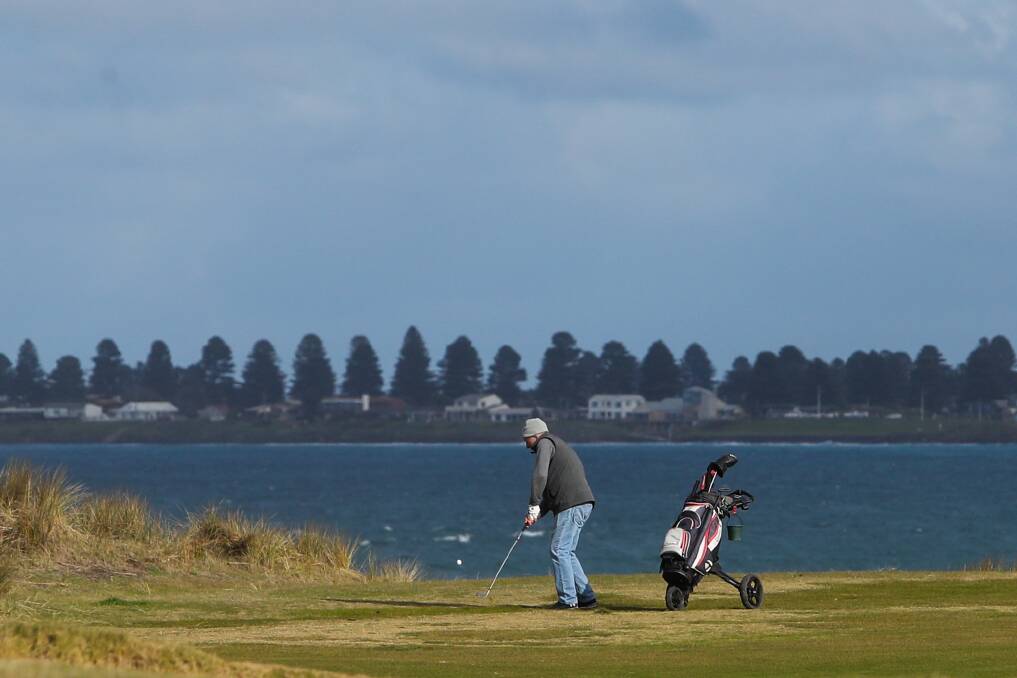 SPORT WITH A VIEW: The picturesque Port Fairy Golf Links has seen some wonderful weather for golf.