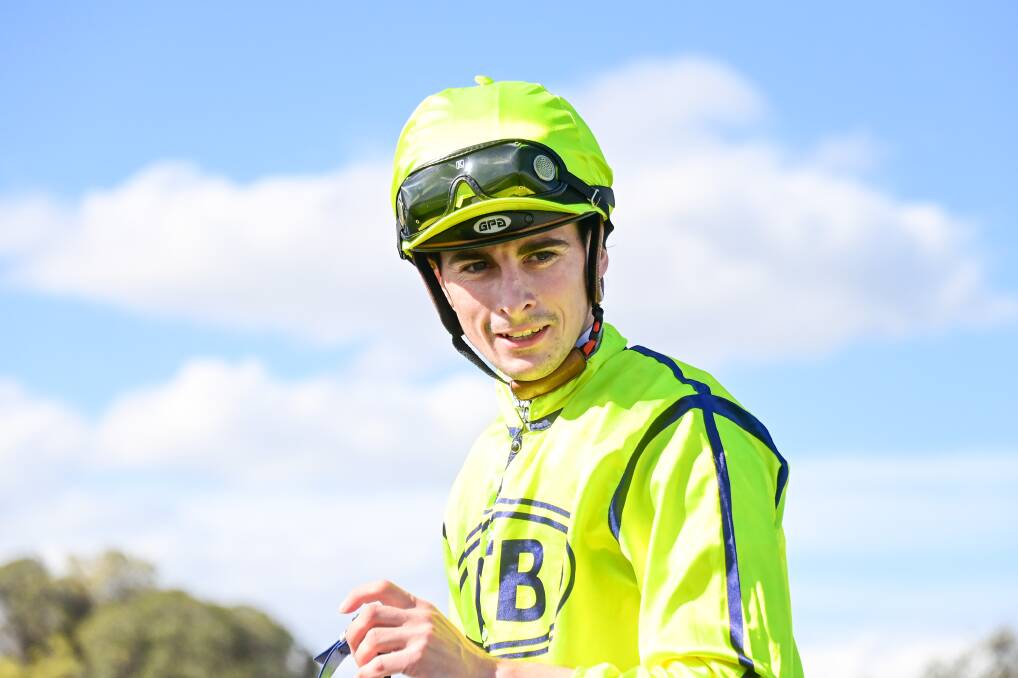 RECOVERY: Jockey Teo Nugent is likely to be out of the saddle for six weeks after sustaining a wrist injury last month. Picture: Racing Photos