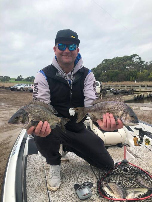  PAIR: Michael Hunt's two best fish caught during Sunday's session.
