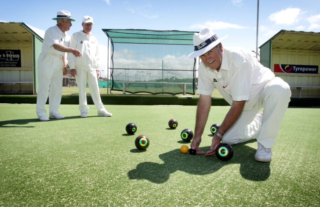 IMPORTANT ROLE: Stewart Owen is a past president and former skipper of the Lawn Tennis Bowling Club. 
