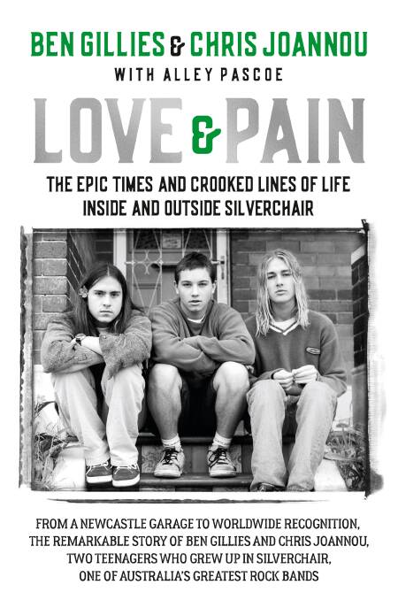 The new book, Love & Pain, by Ben Gillies and Chris Joannou with Alley Pascoe, is published by Hachette. 