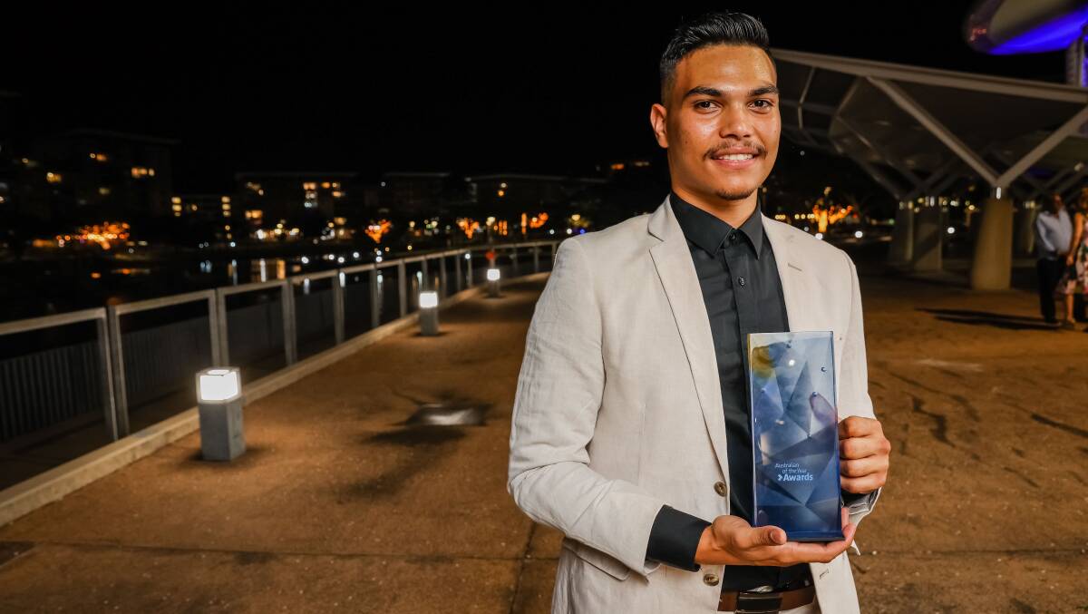 The NT's Young Australian of the Year for 2023, Jahdai Vigona. Picture by Salty Dingo