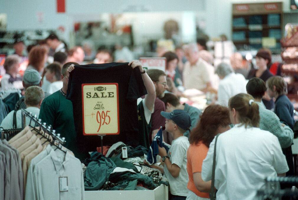 The 1996 Boxing Day sales at Warrnambool Co-Op