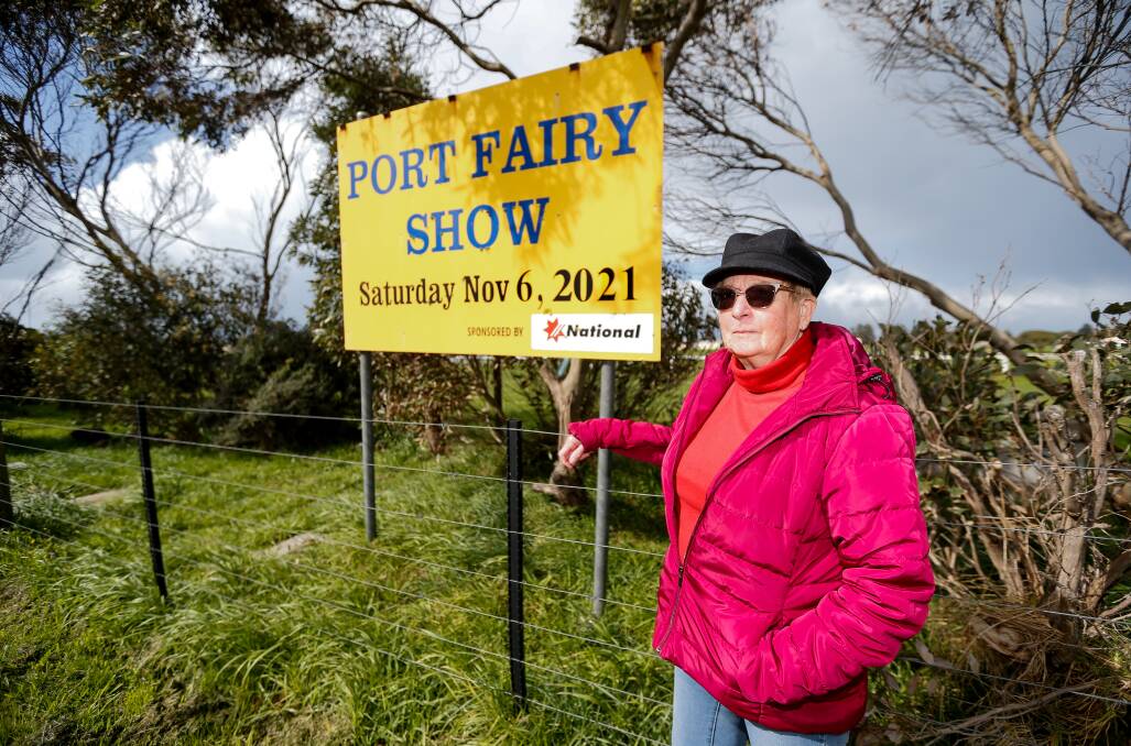 DONE: Port Fairy Show president Everline Jackway ponders the fact the 2021 version of the annual event will not go ahead due to ongoing COVID restrictions. Picture: Anthony Brady